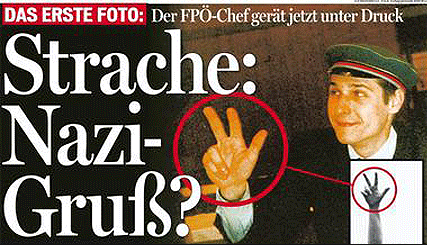 Kühnen-Gruß? Oder drei Bier? Strache wackelt 2007 als FPÖ-Chef, aber er stürzt nicht.