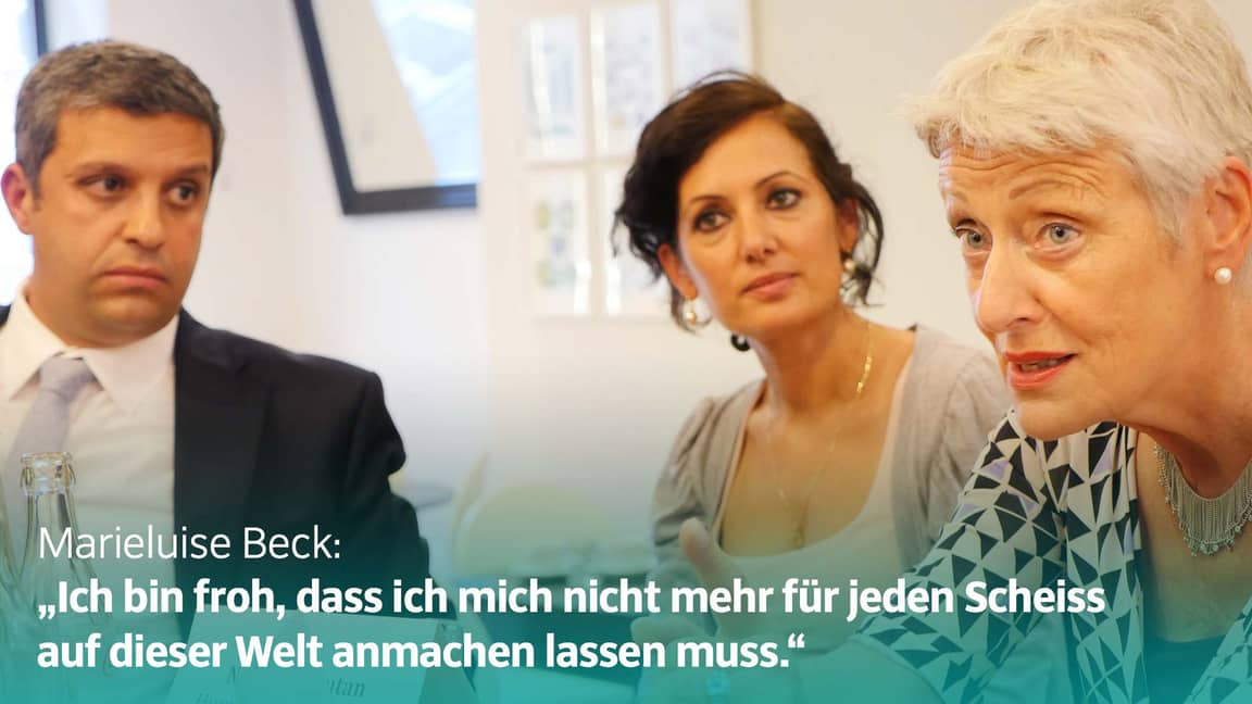 Marieluise Beck (rechts) war seit 1983 für die Grünen im Bundestag, tritt jetzt nicht mehr an. Ein Vorstellungsvideo wollte sie nicht machen. 